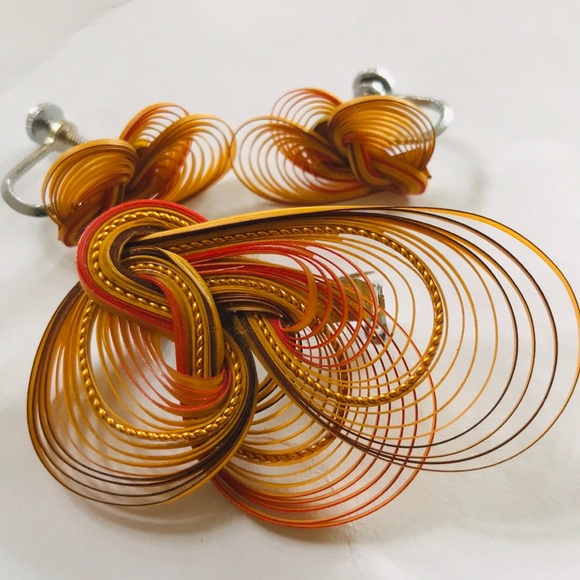 Vintage Jewelry - Vintage Natural Bamboo Jewelry Set